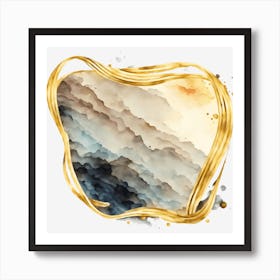 Abstract Watercolor Painting Art Print