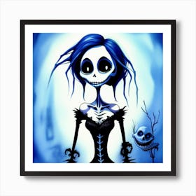 Mary Skellington Art Print