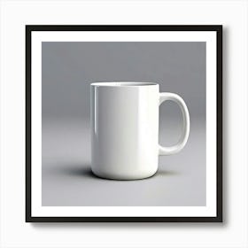 White Coffee Mug 9 Art Print