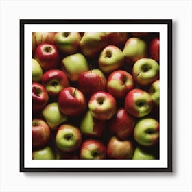 Red And Green Apples 1 Art Print