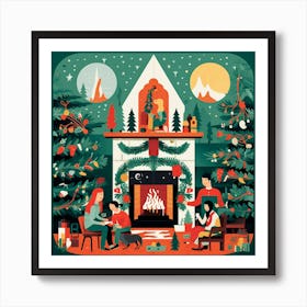 Christmas Card 11 Art Print