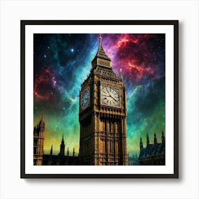 Default Closeup Of A Big Ben Clockthe Giant Bell Inside The Bi 0 Art Print