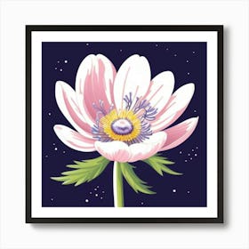 Anemone Flower Art Print