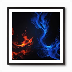 Fire Stock Videos & Royalty-Free Footage Art Print