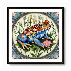 william morris frog Art Print