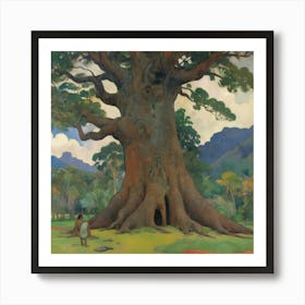 The Big Tree Te Raau Rahi 1891 Paul Gauguin Art Print 2 Art Print