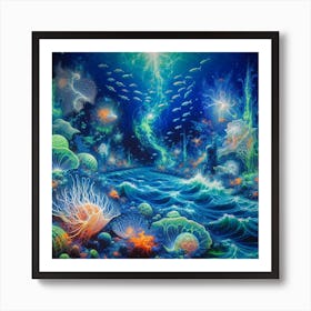 Underwater Art Print