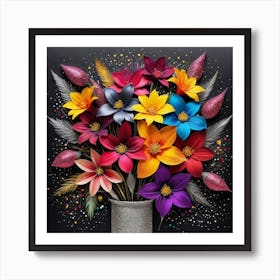 Flowers In A Vase 8 Art Print