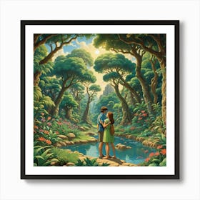 Forest Of Love Art Print