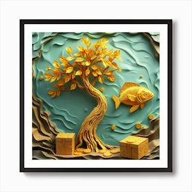 Gold Fish 2 Art Print