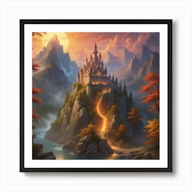 Fairytale Castle 17 Art Print