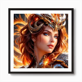 Elven Warrior 1 Art Print