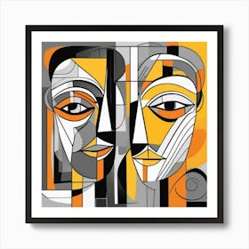 Cubist Painting Art Print