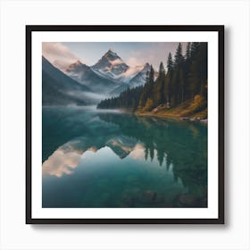 Mountain Lake Art Print