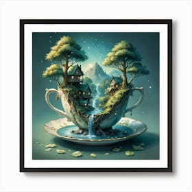 Teacup Art Print