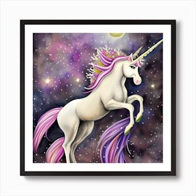 Celestial Unicorn Art Print