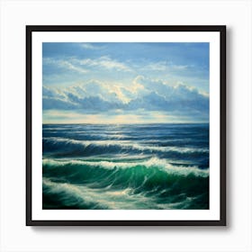 Ocean Waves 5 Art Print