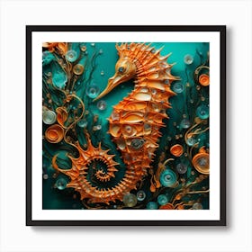 Seahorse 11 Art Print