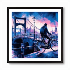 Cycling Art Print