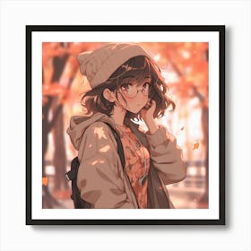 Anime Girl 31 Art Print