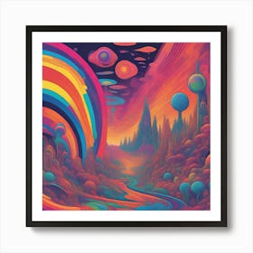 Rainbow In The Sky Art Print