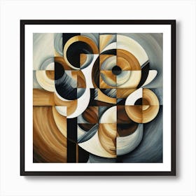 Abstract Painting Cubismo Abstract 18 Art Print