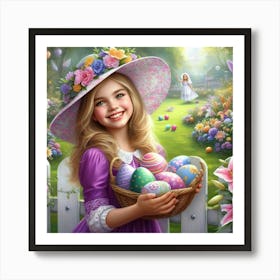 Easter Girl 19 Art Print