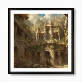 Fantasy Painting 19 Art Print