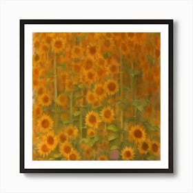 Sunflowers Poster