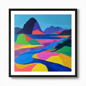 Abstract Travel Collection Galapagos Islands Ecuador 3 Art Print