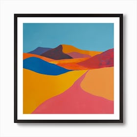 Abstract Travel Collection Sudan 1 Art Print