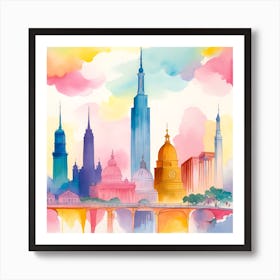 New York City Skyline Art Print