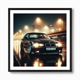 Bmw E36 Wallpaper Art Print