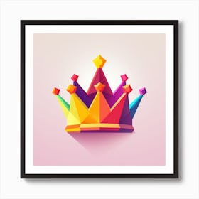 Colorful Crown Póster