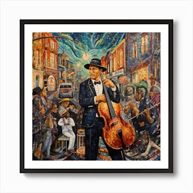 Cellist 1 Art Print