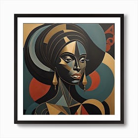 African Woman 8 Art Print