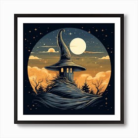 Witch Hat Art Print