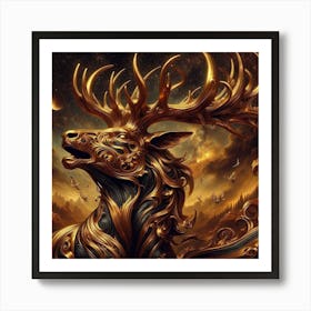 Deer Art Art Print