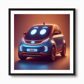 Tata Electric Car Art Print