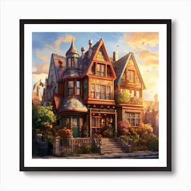 Victorian House Art Print