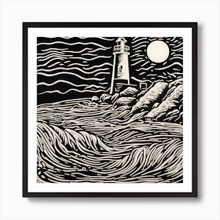 A6 Digital Download Templates for Linocut & Print, A4 Size Printable to  Copy, 4 Designs: Turtle, Lighthouse, Jumping Hare, Twin Moon -  Finland