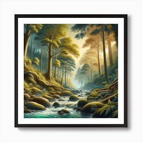 The Magic of the Forest Art Print