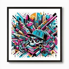 Graffiti Art 3 Art Print