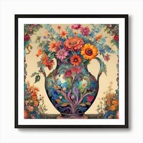 Vase Of Flowers 2 Art Print