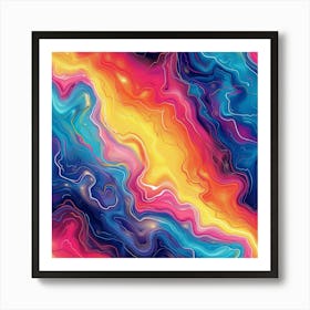 Abstract Aura (6) Art Print