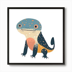 Charming Illustration Newt 3 Art Print