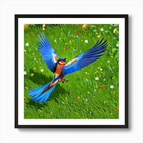 Bird In Flight 21 Art Print