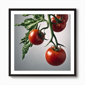 Tomatoes On A Vine 1 Art Print