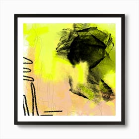 Chelsea Yellow, Bright Yellow, Yellow, Abstract, Bold Art, Minimalist, Maximalist, Pop Art, Colorful Art Print