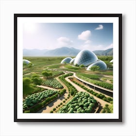 Futuristic Garden Art Print